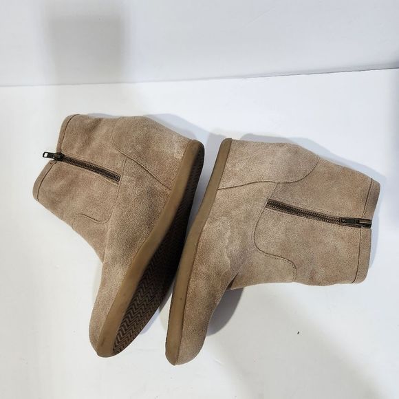 Minnetonka wedge heel boots used size 9.5 - Picture 5 of 12